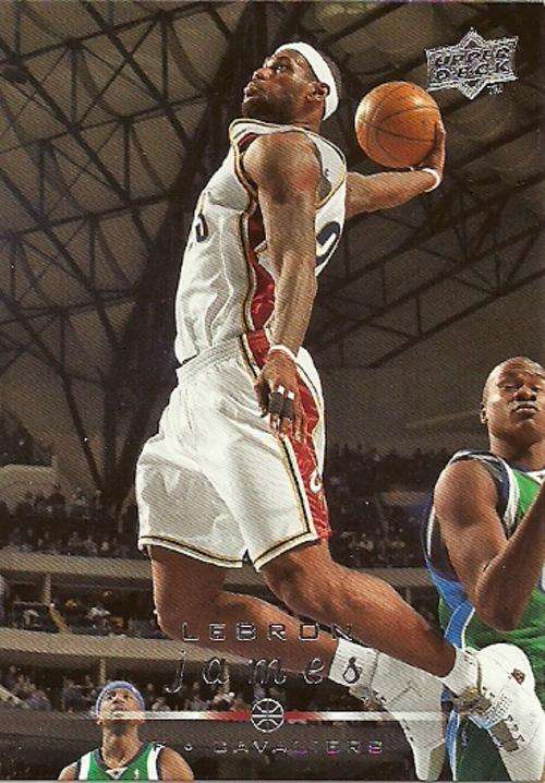 LEBRON JAMES / CLEVELAND CAVALIERS - UPPER DECK 08/09 NBA CARD