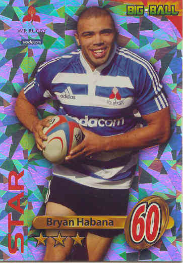 BRYAN HABANA - 2010 BIG BALL RUGBY STAR CARD