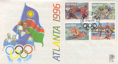 Namibia 1996 Olympic Games Atlanta 96 FDC 2.16