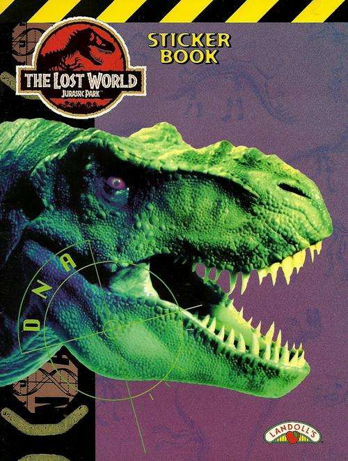 The Lost World : Jurassic Park Sticker Book ( New )