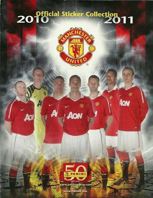 Manchester United 2010/11 Complete Sticker Collection Album