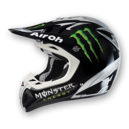 Airoh 2010 Stelt Senior Monster Helmet, Black