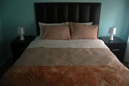 A beautiful Queen Sized Restonic Bed is available for sale (with leather base) * REDUCED TO GO*