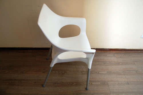 A stunning and comfortable Cafe chair available for sale (White)
