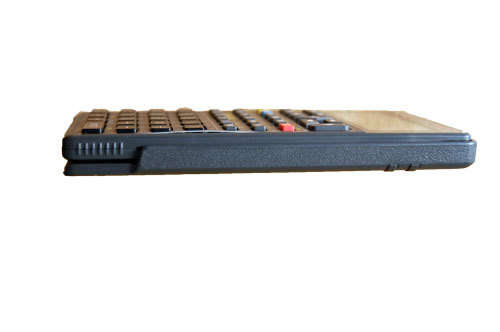 Side of Sharp programmable scientific calculator