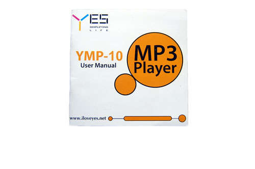 YES MP3 player manual