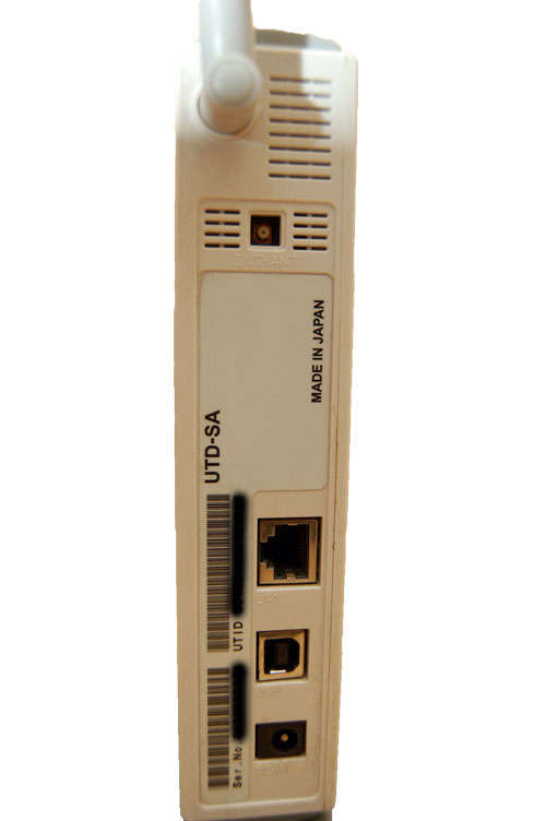 iBurst Modem back