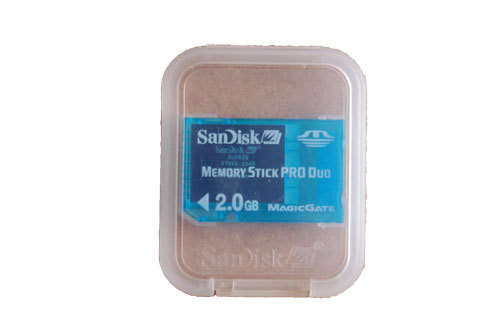 Sandisk Memory Card Pro Duo for Compact Digital Camera 