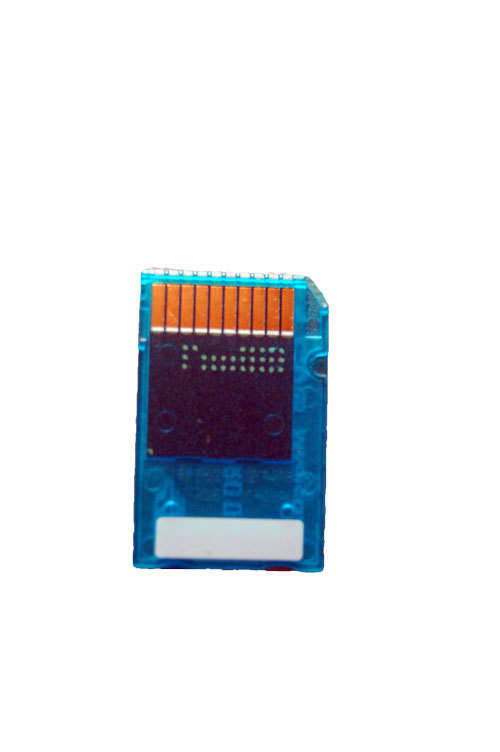 Sandisk Memory Card Pro Duo for Compact Digital Camera back