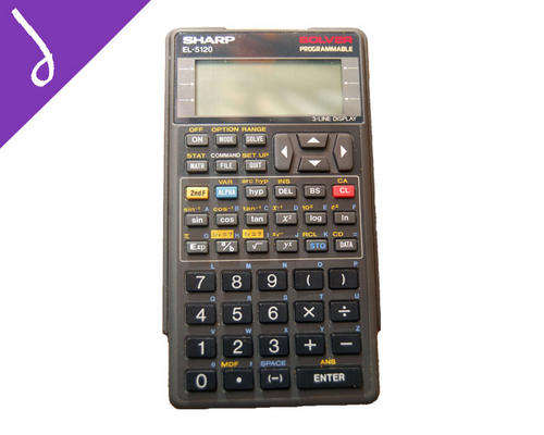 Sharp Calculator EL-5120 Programmable Scientific * Mathematics * Statistics
