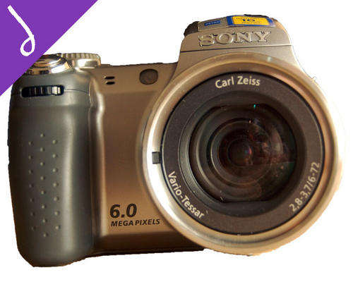 Sony Digital Still Camera Cyber shot DSC-H2 * 6MP * Free 1G Memory Card & AA Batteries Rechargeable