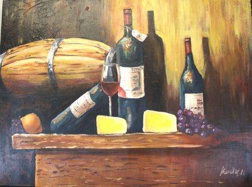 The Wine Cellar - Bekezela (Ready to hang)
