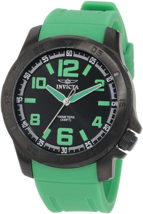 Green Invicta  Swiss Sports Watch