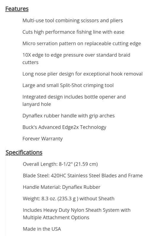 Buck Knives Splizzors