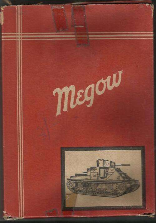 US ARMY TANK M4 PAPER MODEL  MADE BY MEGOW IN 1943
