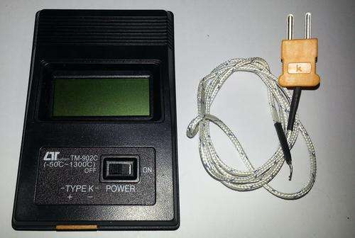 Thermometer with K-Type Thermocouple