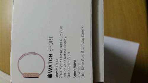 Apple Watch Series 1 (7000) Sport 38mm (Rose Gold) - mint condition