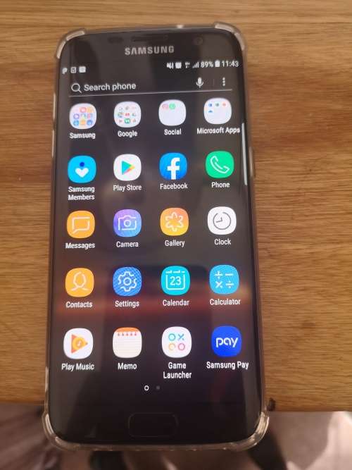 Samsung Galaxy S7 Edge 32 GB Black Onyx (Excellent condition)