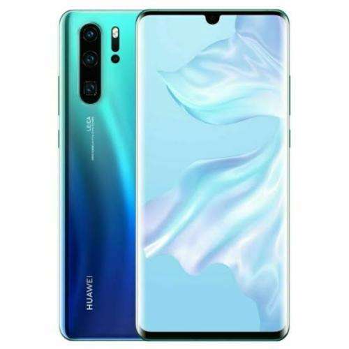 Huawei P30 Pro 256GB Aurora Blue (Good/Fair condition with charger - has some marks)