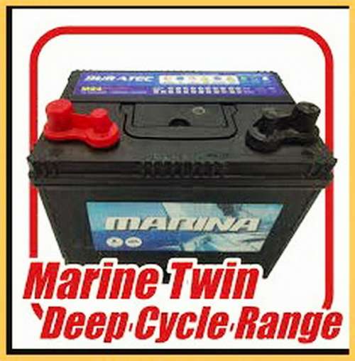Power Solution 1500w (3000W peak) INVERTER + 95amp Duratec Marine Twinpost Deep Cycle  Battery Combo
