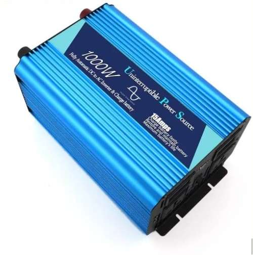 UPS 1000w Pure Sine Wave (2000w peak) Inverter with Battery charger auto switching 12Vdc to 225Vac