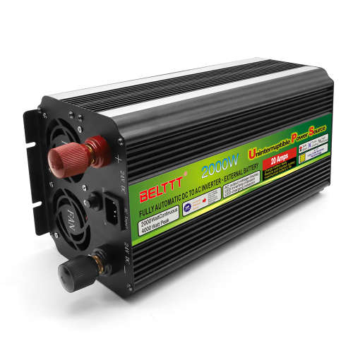 2,000W Inverter Battery UPS Function Charger 25A 12v Power supply Double display DIY plug and USE
