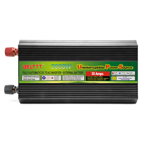 2,000W Inverter Battery UPS Function Charger 25A 12v Power supply Double display DIY plug and USE