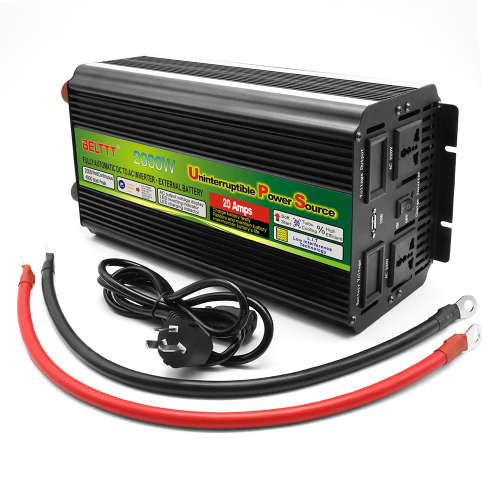 2,000W Inverter Battery UPS Function Charger 25A 12v Power supply Double display DIY plug and USE