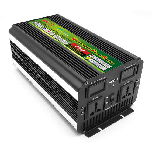 2,000W Inverter Battery UPS Function Charger 25A 12v Power supply Double display DIY plug and USE