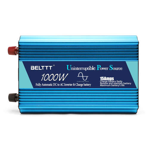 UPS 1000w Pure Sine Wave (2000w peak) Inverter with Battery charger auto switching 12Vdc to 225Vac