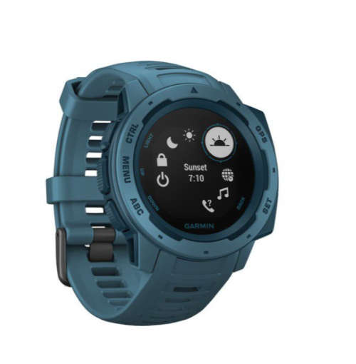 Garmin Instinct Rugged Outdoor Smartwatch - Lakeside Blue NEW SEALED IN BOX