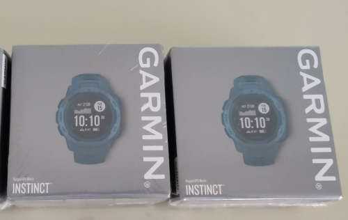 Garmin Instinct Rugged Outdoor Smartwatch - Lakeside Blue NEW SEALED IN BOX