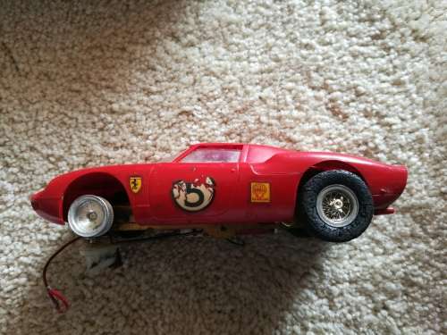 Scalextric car whith originall box