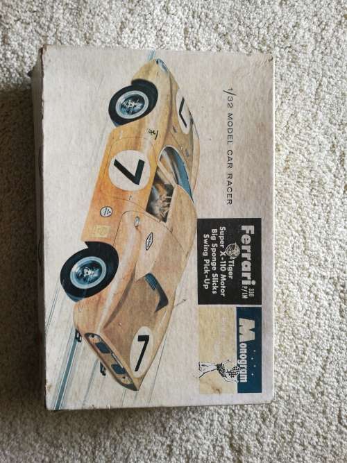 Scalextric car whith originall box
