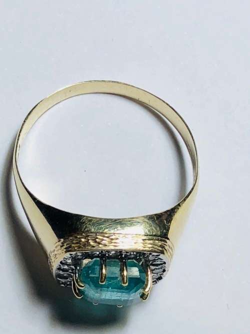 Mens Emerald Ring