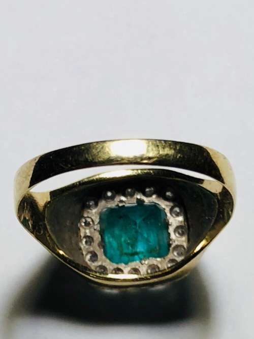 Mens Emerald Ring