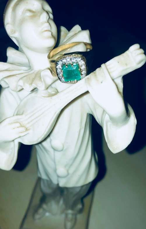 Mens Emerald Ring