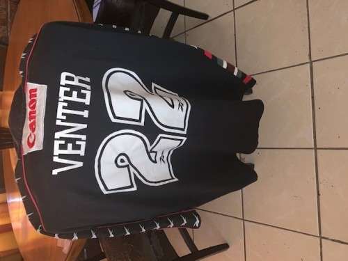Sharks Rugby Jersey player issue VENTER 22