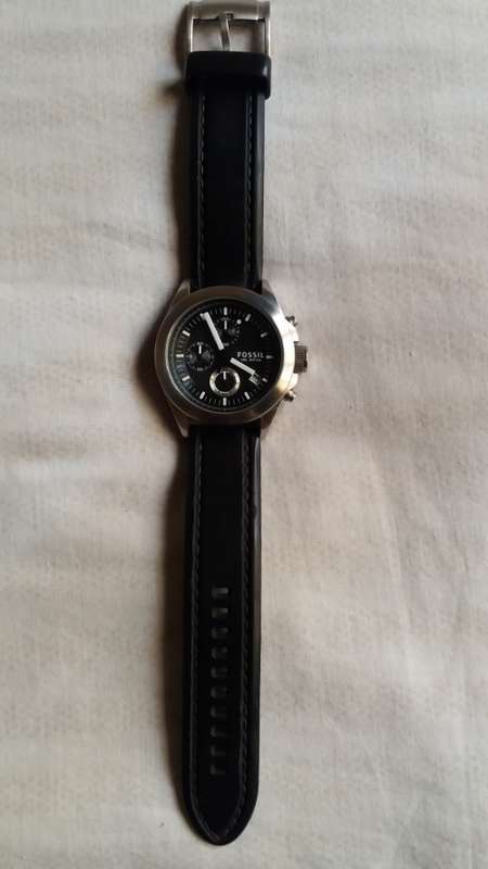 Fossil mens quartz chronograph watch