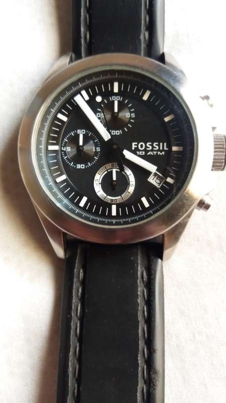 Fossil mens quartz chronograph watch