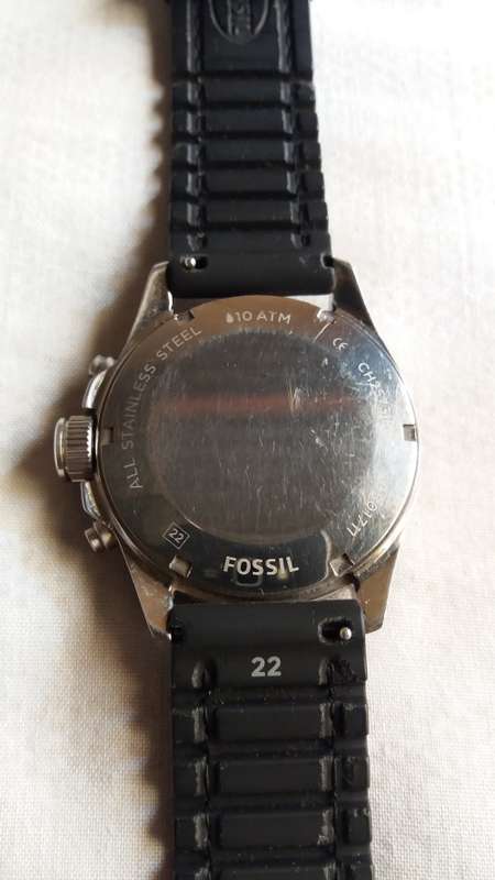 Fossil mens quartz chronograph watch