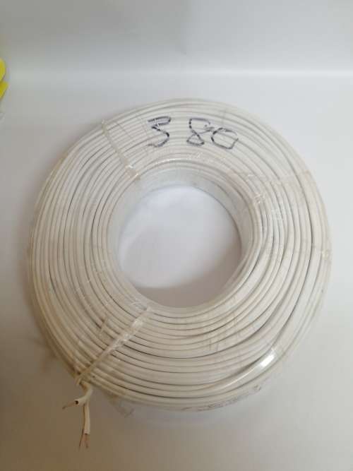 Electrical Flat Twin and earth wire 100m roll (BlackandRed x 1.5mm ) ( CCA wire) PVC Isolated