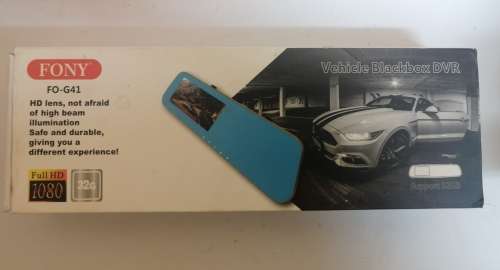 Vechile DVR with dual  camera(front and back) miror screen