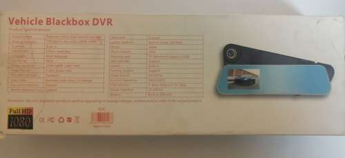 Vechile DVR with dual  camera(front and back) miror screen
