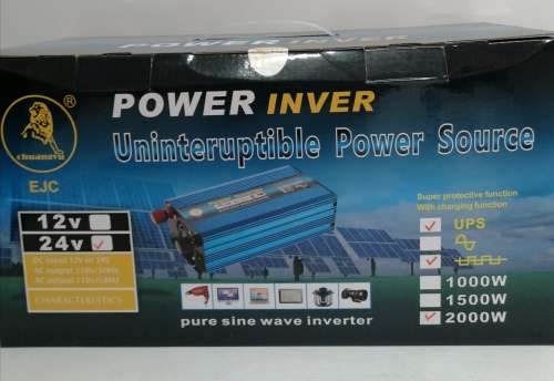 2000W Inverter with charger 24V