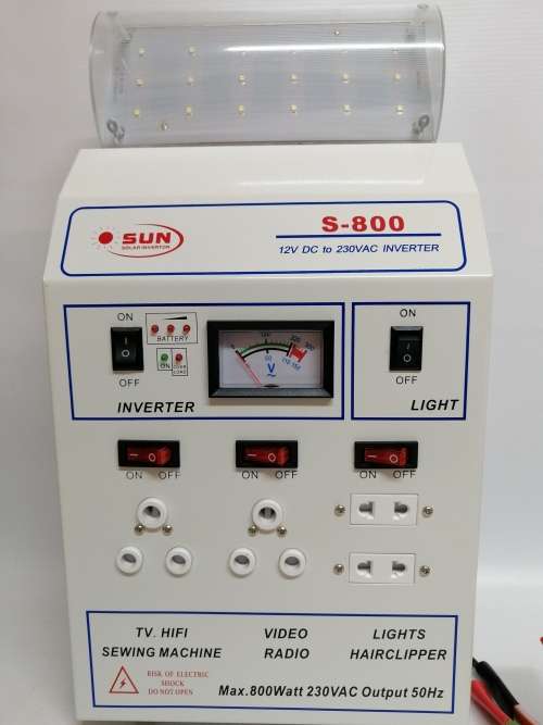 12V Inverter 800Watt with light