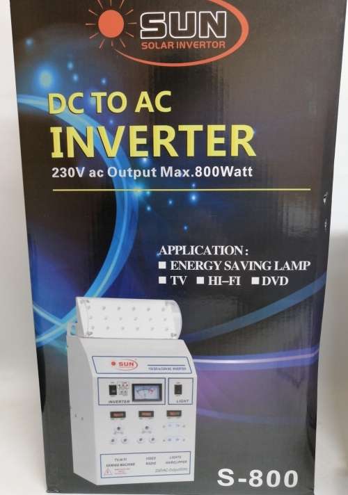 12V Inverter 800Watt with light