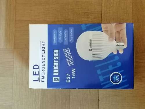 Have light during loadshedding- LED Emergency Light (Screw base) 15W Have light during loadshedding-