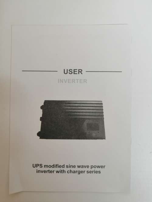 1000W 12V Inverter with charger