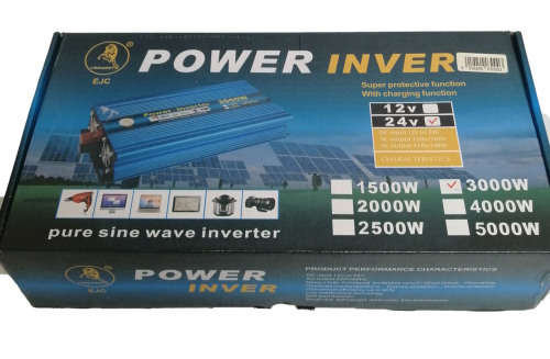 3000W Inverter with charger 24V